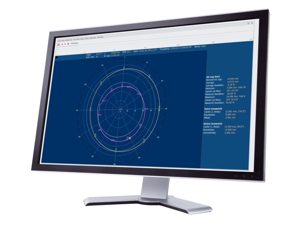 EtaPro Predictor 监控器显示振动监控